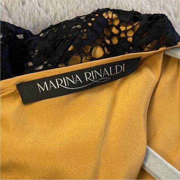 Marina Rinaldi Elegant Black Lace Dress, US12 - Picture 7 of 8